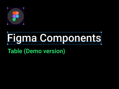 桌子用户界面套件(Table UI Kit)
