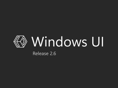 Windows UI工具包2.6(Windows UI Toolkit 2.6)