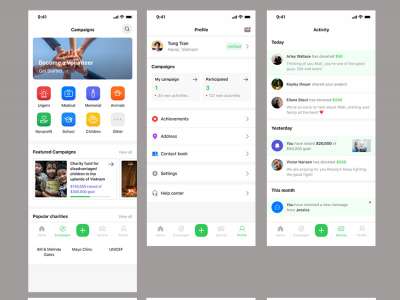 Fundria UI/UX设计(Fundria  UI/UX Design)
