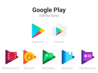 Google Play家庭图标(Google Play Family Icons)