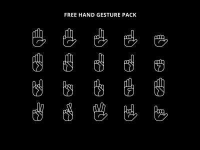 手势概要包(Hand Gesture Outline Pack)