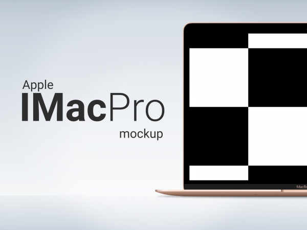 iMac Pro 27模拟图(iMac Pro 27� Mockup)