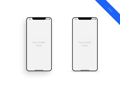 iPhone 10模拟图(iPhone 10 Mockup)