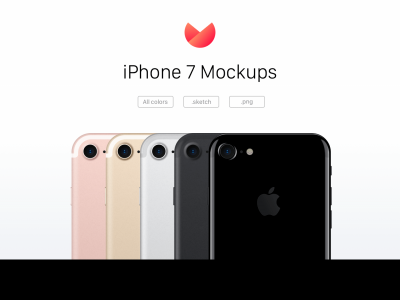 iPhone7模拟图所有颜色(iPhone 7 Mockups All Colors)