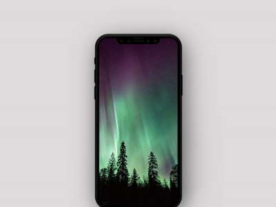 iPhone 8正面模拟图(iPhone 8 Frontal Mockup)