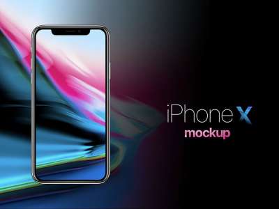 iPhone X免费模拟图(iPhone X Free Mockup)