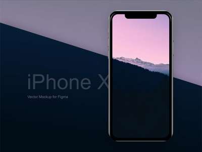 iPhone X 免费矢量(iPhone X Free Vector)