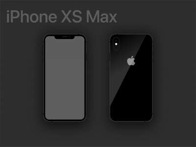 iPhone XR, XS Max模拟图(iPhone XR, XS Max Mockups)