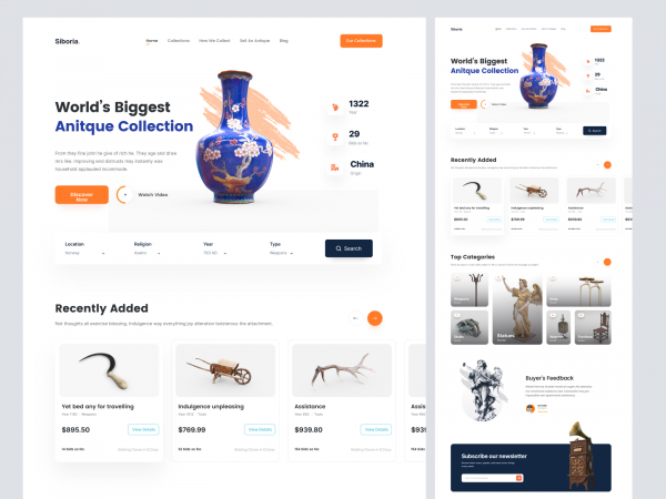 电子商务/Shopify网站的登陆设计(Landing design for Ecommerce/Shopify Website)