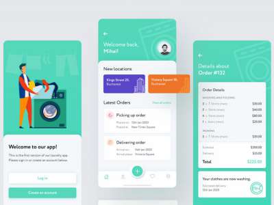 洗衣店电话应用(Laundry Phone App)