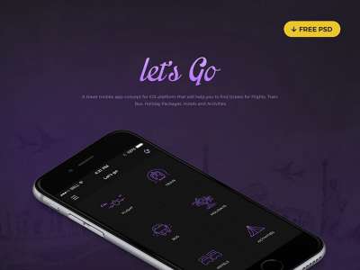 Lets Go Travel App设计(Lets Go Travel App Design)