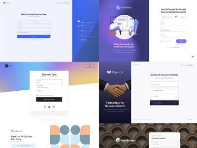 登录和注册模板(Login & Sign up Templates)