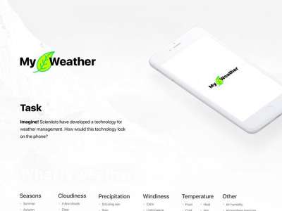 我的天气应用设计(My Weather App Design)