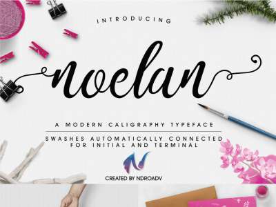 Noelan 现代免费字体(Noelan Modern Free Font)