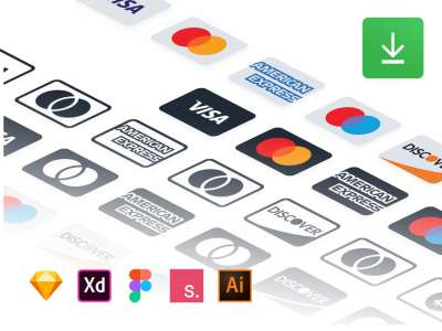 支付方式图标集(Payment Methods Icon Set)
