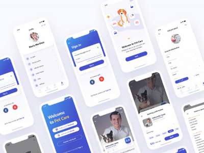 宠物护理移动应用程序UI/UX(Pet Care Mobile App UI/UX)