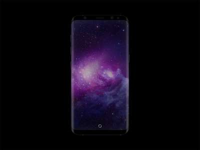 三星Galaxy S8模拟图(Samsung Galaxy S8 Mockup)