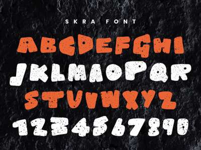Skra装饰性免费字体(Skra  Decorative Free Font)