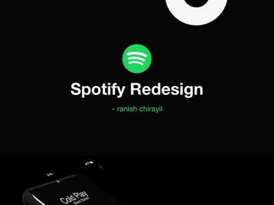 焦点网的应用程序重新设计(Spotify App Redesign)