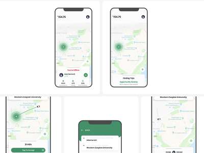 出租车服务应用程序UI套件(Taxi Service App UI Kit)