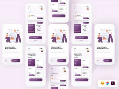 团队项目用户界面屏幕(Team Project UI Screens)