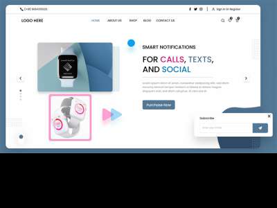 技术产品网页设计(Tech Product Webdesign)