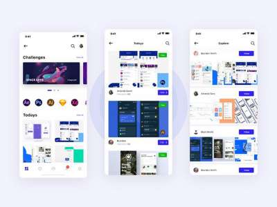 Uplabs UI应用重新设计(Uplabs UI App Redesign)