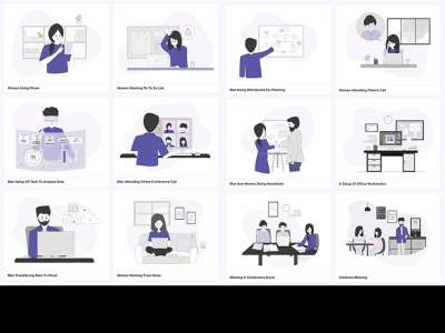 向量商业插图(Vector Business Illustrations)