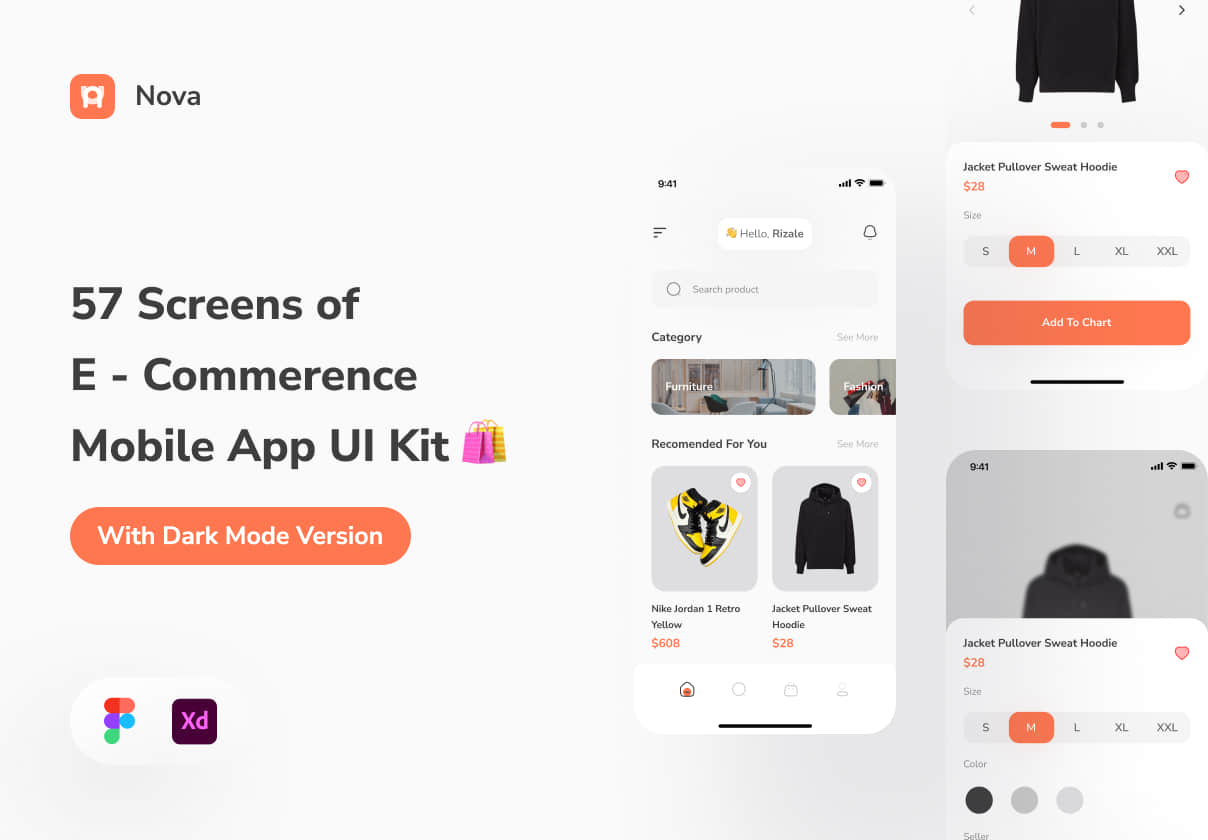 新星--电子商情移动应用套件 (Nova - E commerence Mobile App Kit