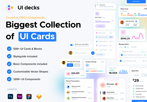 UI 桌面 - 卡牌和图块 (UI Decks - Cards and Blocks)