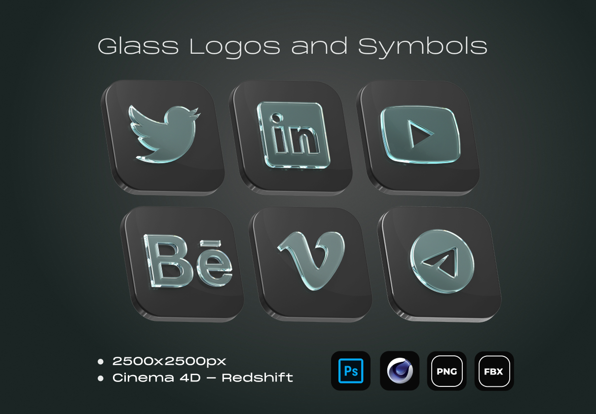 玻璃标志和符号 (Glass Logos and Symbols)