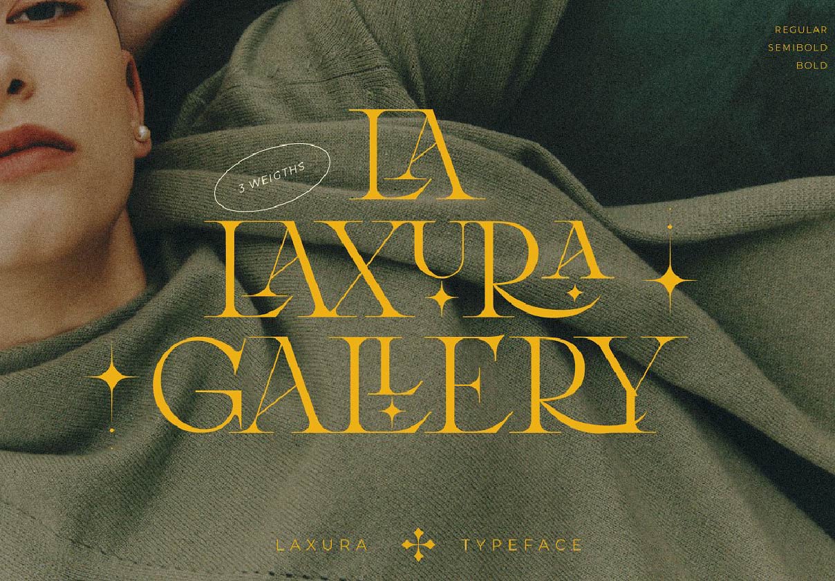 Laxura - 雄伟的字体 (Laxura - Majestic Typeface)