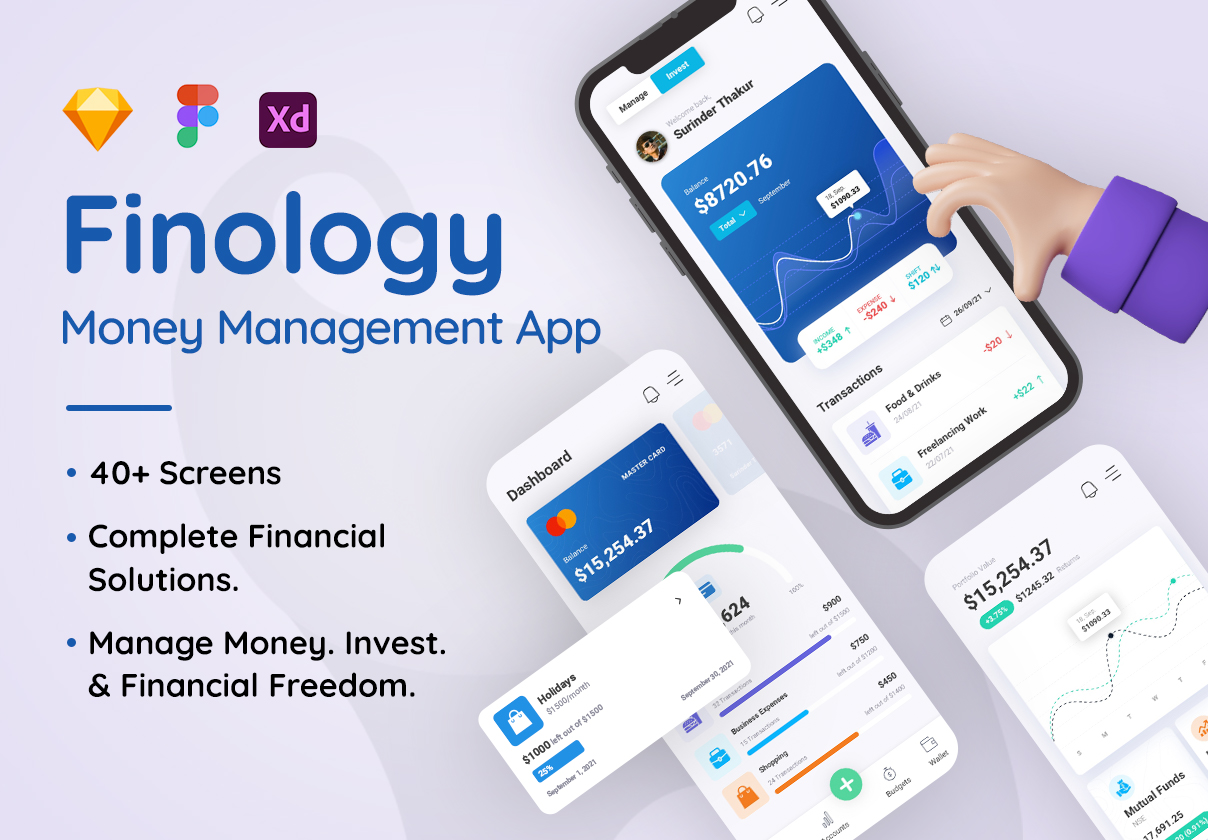 Finology - 资金管理应用程序模板 (Finology - Money Management