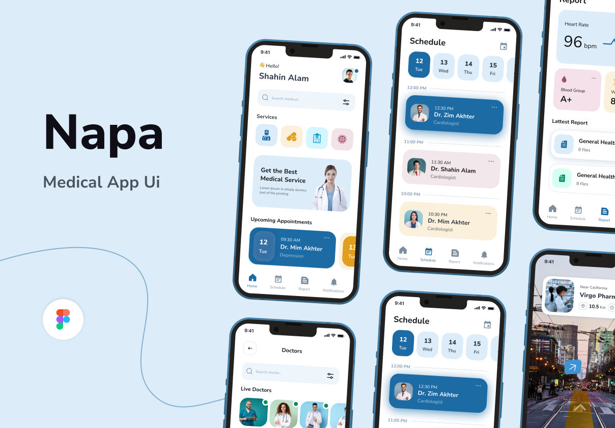 Nafa - 医疗应用设计 (Nafa - Medical App Design)