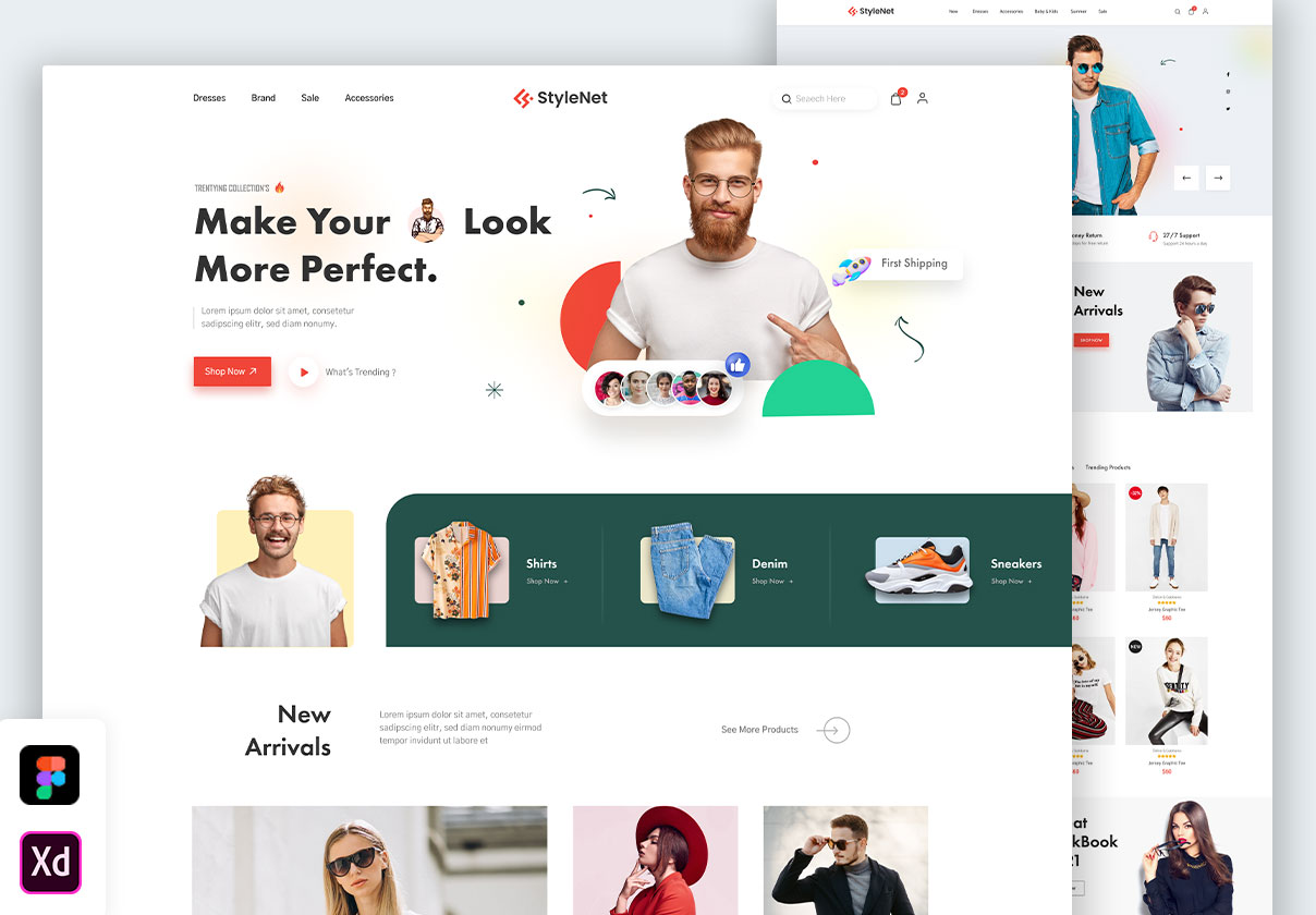 StyleNet - 时尚电子商务模板 (StyleNet - Fashion e-Commerce Template)
