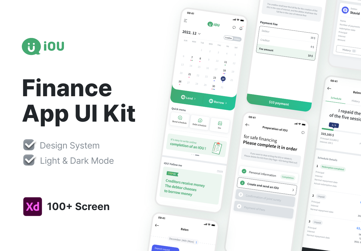 Mintsoft - 金融应用UI套件 (Mintsoft - Finance App UI Kit)
