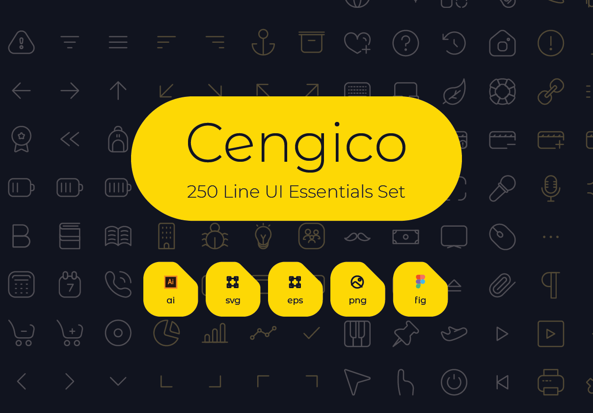 Cengico 250+线精华UI套件 (Cengico 250+ line Essentials