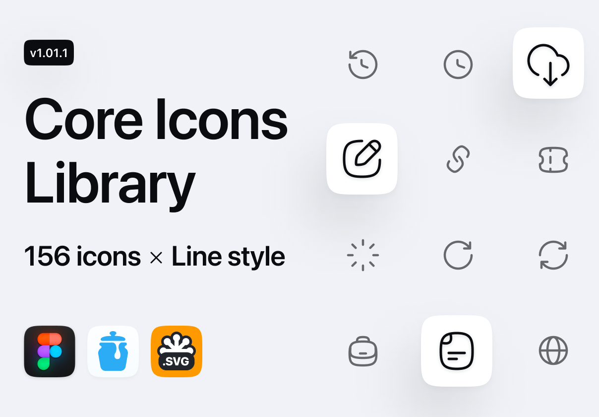 核心图标库 (Core Icons Library)