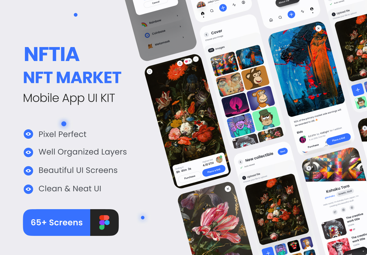 NFTIA - NFT应用UI工具包 (NFTIA - NFT App UI Kit)