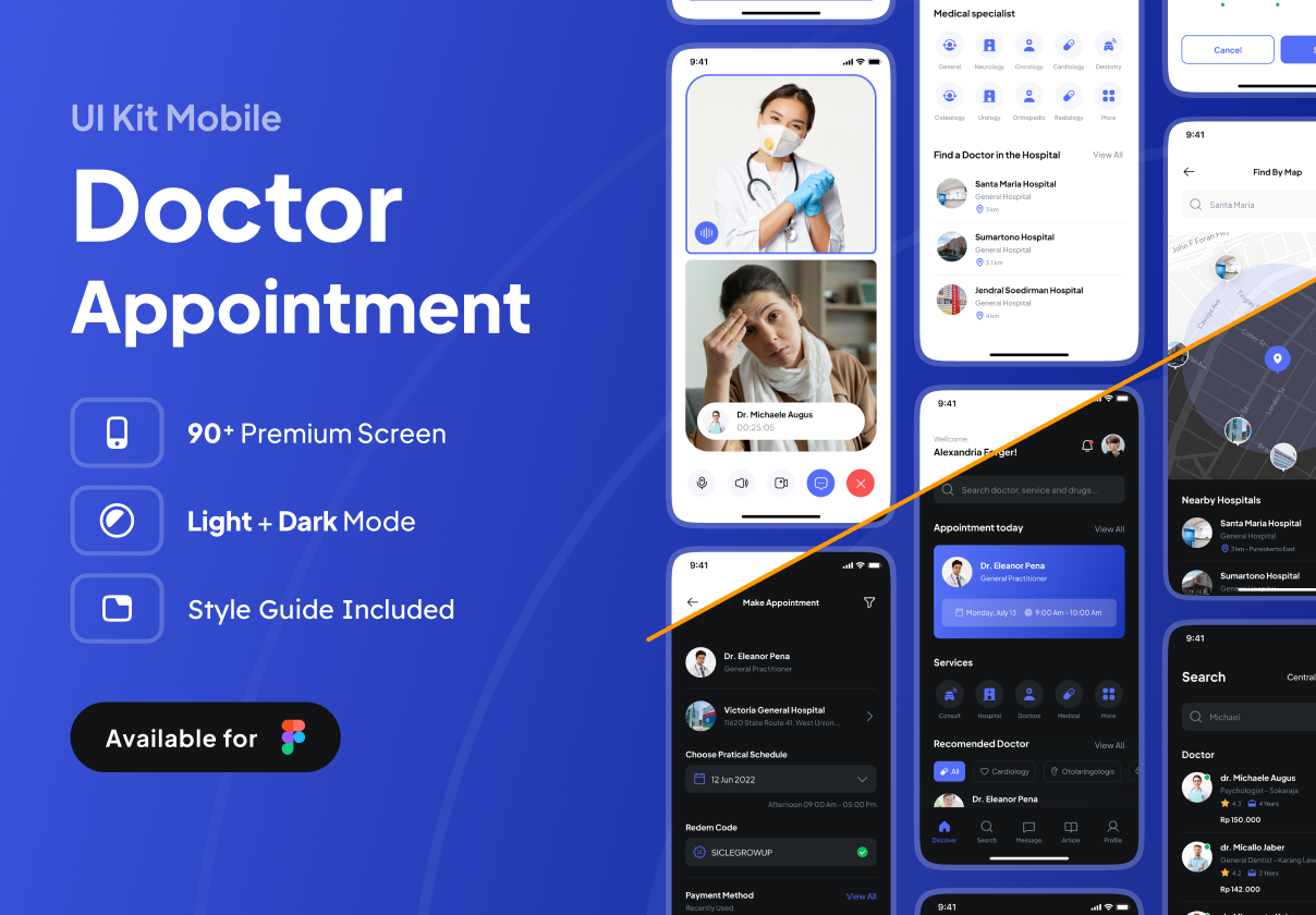 Doctor Appointment - 预订医生的应用程序 (Doctor Appointment - Booking Doctor Apps)