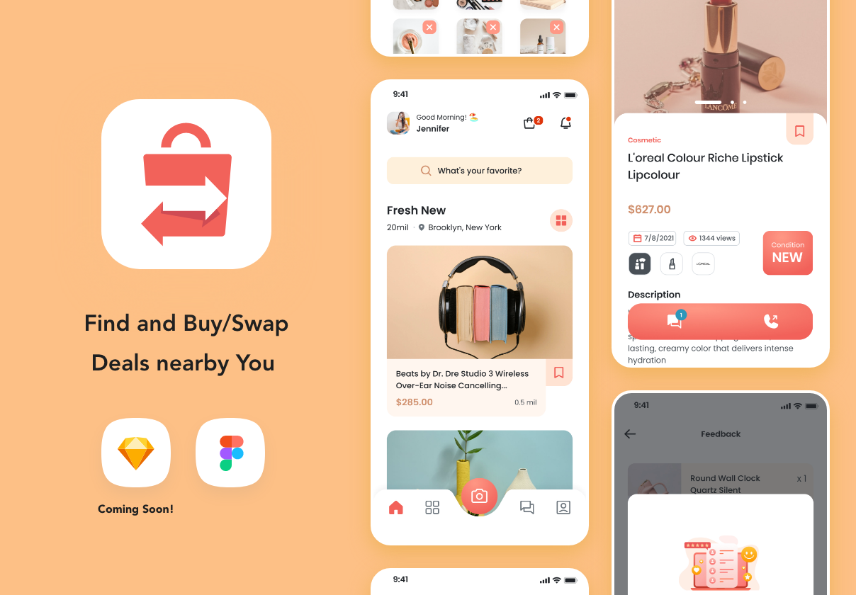 Kyda - 本地交换交易UI工具包 (Kyda - Local Swap Deal UI Kit)