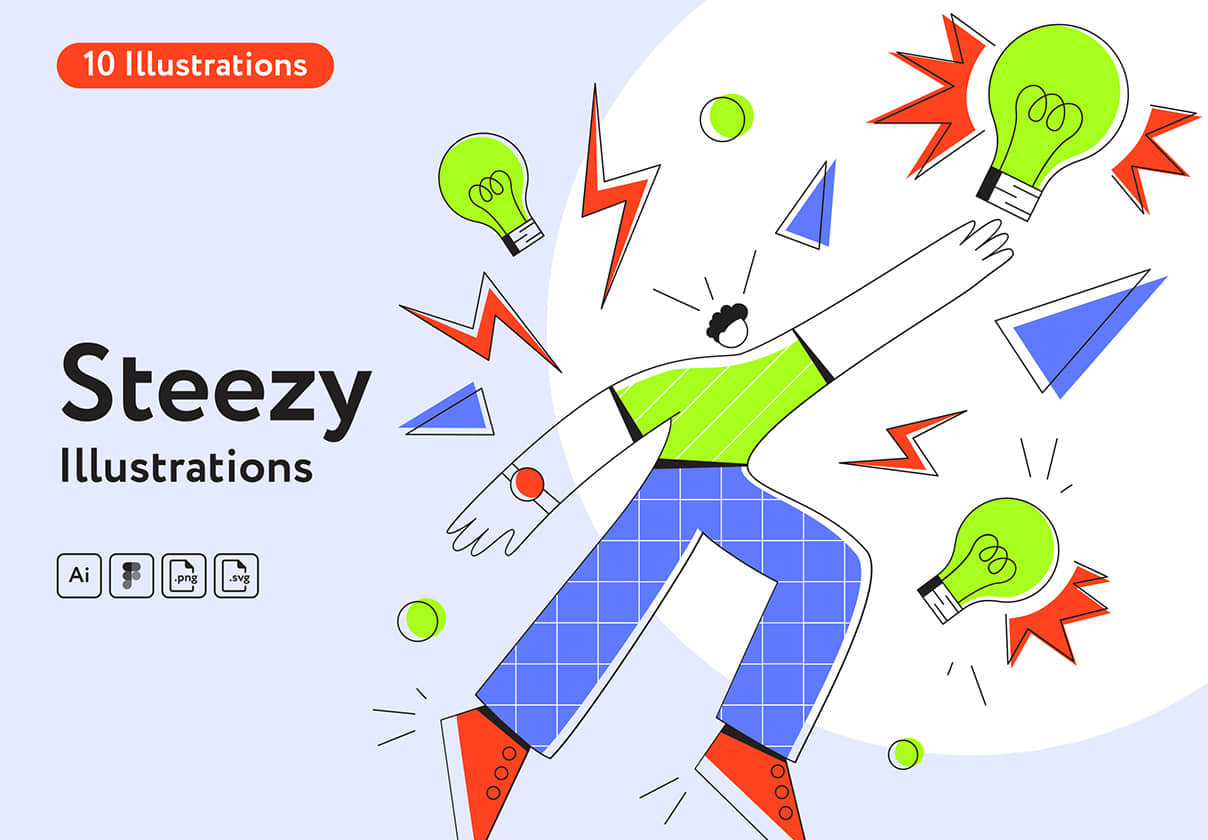 斯蒂奇插图 (Steezy Illustrations)