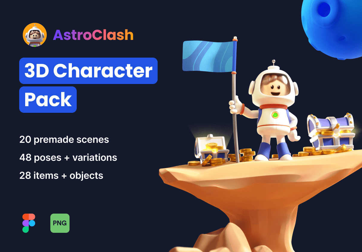 阿童木》--3D角色包 (AstroClash- 3D Character Pack)