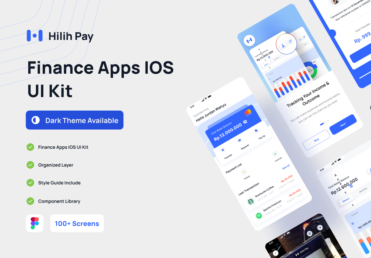 Hilih Pay手机UI套件 (Hilih Pay Mobile UI Kit)