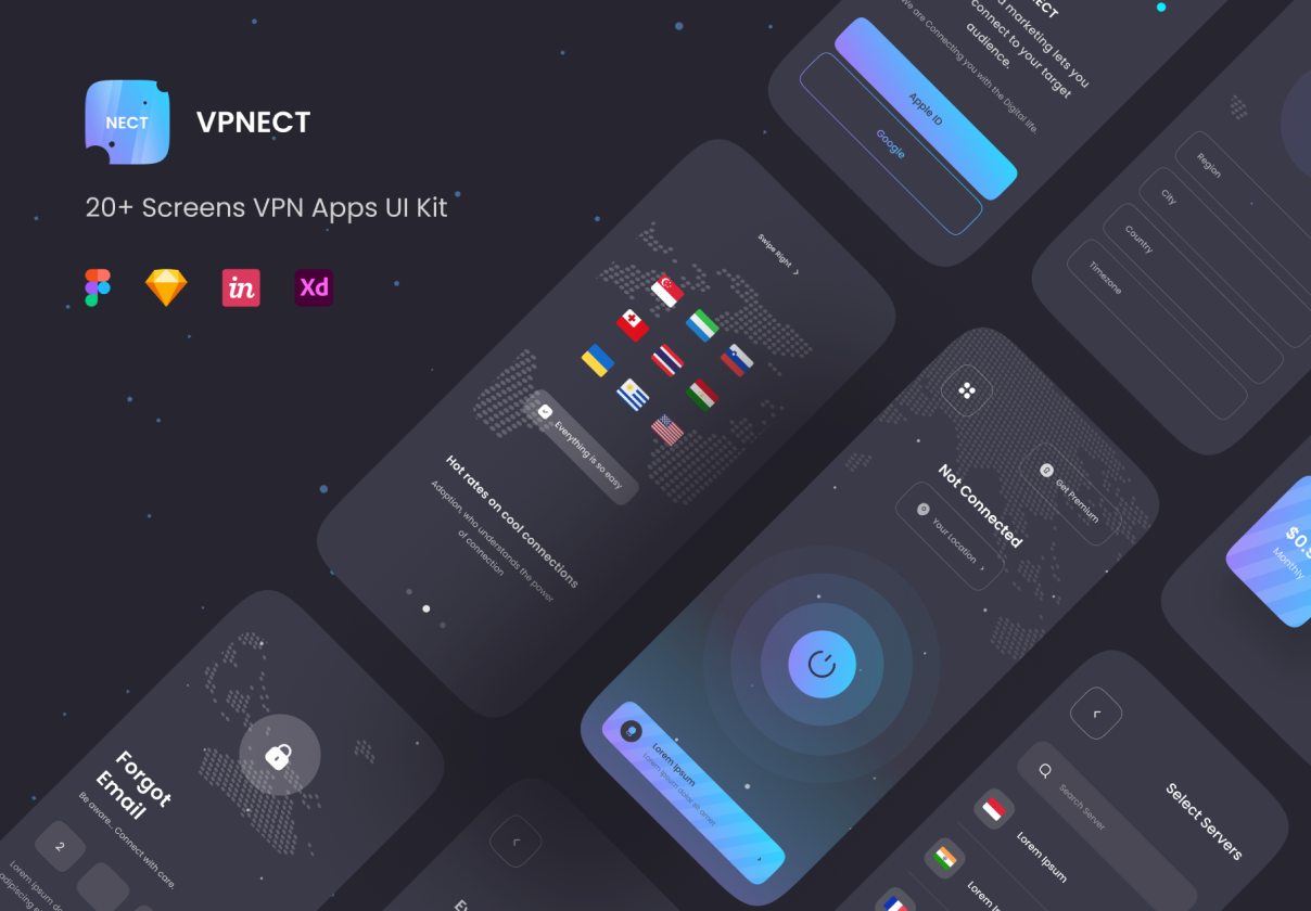 vpnect - vpn ui kit (VPNECT - VPN UI KIT)