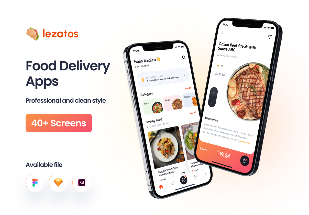 Lezatos - 食品交付应用程序 (Lezatos - Food Delivery Apps)