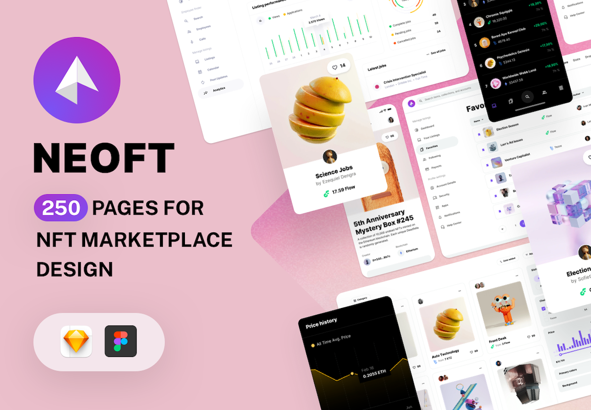 NeoFT - 用于NFT市场的UI套件 (NeoFT - UI kit for NFT Marketplaces)