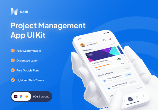 Nask - 项目管理移动应用(Nask - Project Management Mobile App)