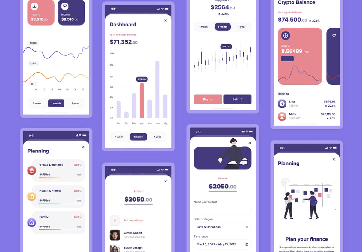 槌子应用UI套件 (Mallet App UI Kit)