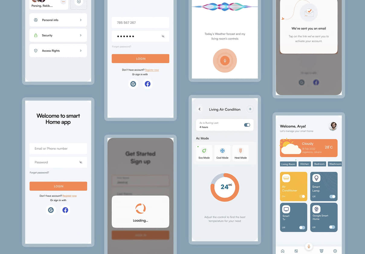 智能家居应用 (Smart Home App)